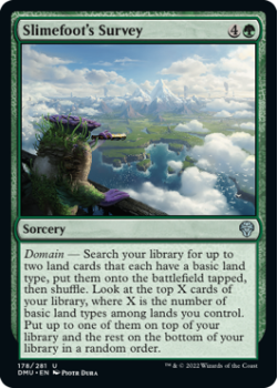 Slimefoot's Survey (FOIL) single card from Magic the Gathering