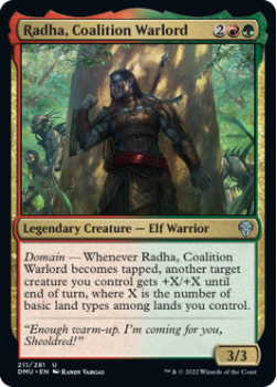 Radha, Coalition Warlord (FOIL) single card from Magic the Gathering