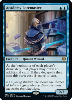 Academy Loremaster (FOIL) single card from Magic the Gathering