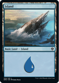 Island (FOIL) single card from Magic the Gathering
