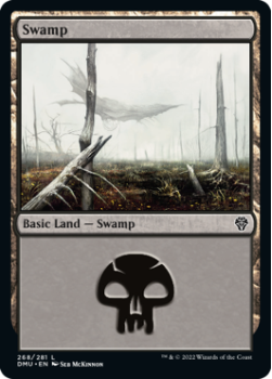 Swamp (FOIL) single card from Magic the Gathering