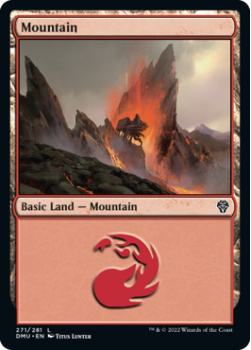 Mountain (FOIL) single card from Magic the Gathering