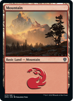Mountain (FOIL) single card from Magic the Gathering