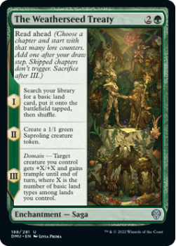 The Weatherseed Treaty (FOIL) single card from Magic the Gathering
