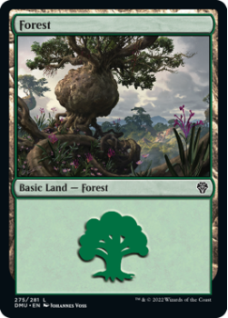 Forest (FOIL) single card from Magic the Gathering