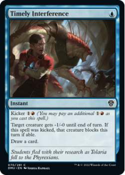 Timely Interference single card from Magic the Gathering