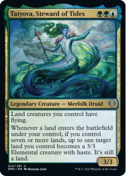 Tatyova, Steward of Tides (FOIL) single card from Magic the Gathering