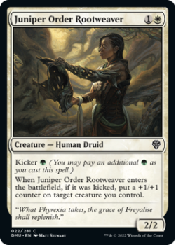 Juniper Order Rootweaver single card from Magic the Gathering