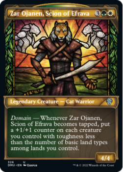 Zar Ojanen, Scion of Efrava (SHOWCASE) (FOIL) single card from Magic the Gathering