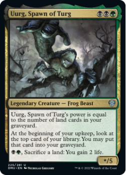 Uurg, Spawn of Turg (FOIL) single card from Magic the Gathering