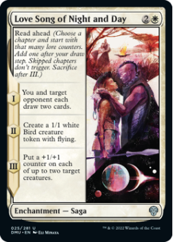 Love Song of Night and Day (FOIL) single card from Magic the Gathering