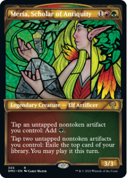 Meria, Scholar of Antiquity (SHOWCASE) (FOIL) single card from Magic the Gathering