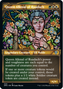 Queen Allenal of Ruadach (SHOWCASE) (FOIL) single card from Magic the Gathering