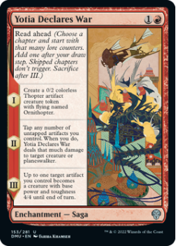 Yotia Declares War (FOIL) single card from Magic the Gathering