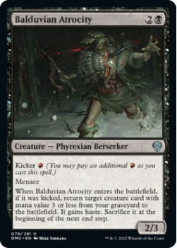 Balduvian Atrocity (FOIL) single card from Magic the Gathering