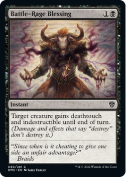 Battle-Rage Blessing single card from Magic the Gathering