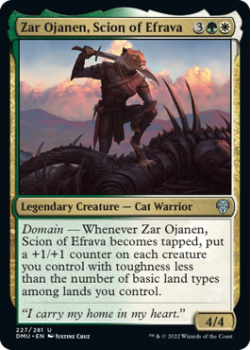 Zar Ojanen, Scion of Efrava (FOIL) single card from Magic the Gathering
