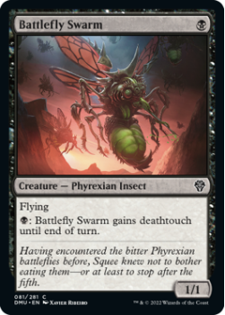Battlefly Swarm single card from Magic the Gathering
