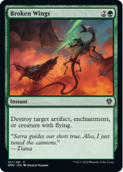 Broken Wings single card from Magic the Gathering