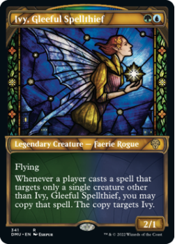 Ivy, Gleeful Spellthief (TEXTURED FOIL) single card from Magic the Gathering