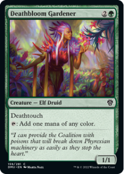 Deathbloom Gardener single card from Magic the Gathering