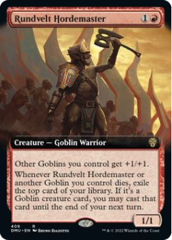 Rundvelt Hordemaster (EXTENDED) (FOIL) single card from Magic the Gathering
