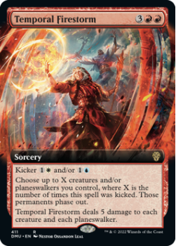 Temporal Firestorm (EXTENDED) (FOIL) single card from Magic the Gathering