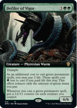 Defiler of Vigor (EXTENDED) (FOIL) single card from Magic the Gathering