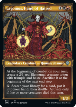 Lagomos, Hand of Hatred (TEXTURED FOIL) single card from Magic the Gathering