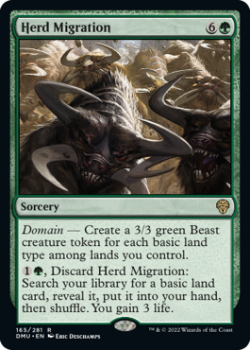 Herd Migration (FOIL) single card from Magic the Gathering
