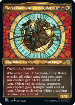Tori D'Avenant, Fury Rider (SHOWCASE) (FOIL) single card from Magic the Gathering