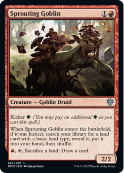 Sprouting Goblin (FOIL) single card from Magic the Gathering