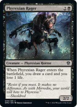 Phyrexian Rager single card from Magic the Gathering