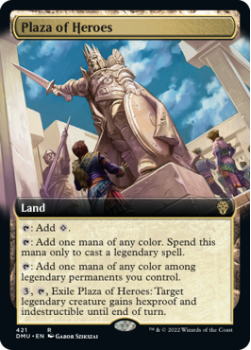 Plaza of Heroes (EXTENDED) (FOIL) single card from Magic the Gathering