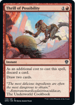 Thrill of Possibility single card from Magic the Gathering