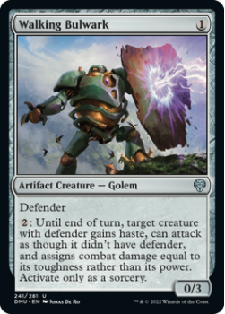 Walking Bulwark (FOIL) single card from Magic the Gathering