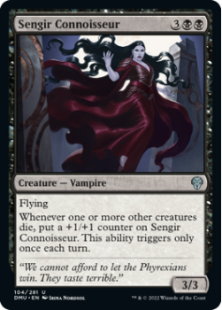 Sengir Connoisseur (FOIL) single card from Magic the Gathering