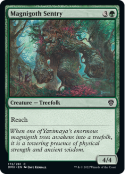 Magnigoth Sentry single card from Magic the Gathering