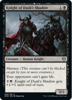 Knight of Dusk's Shadow (FOIL) single card from Magic the Gathering
