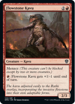 Flowstone Kavu single card from Magic the Gathering