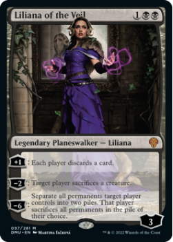 Liliana of the Veil (FOIL) single card from Magic the Gathering