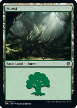 Forest (FOIL) single card from Magic the Gathering