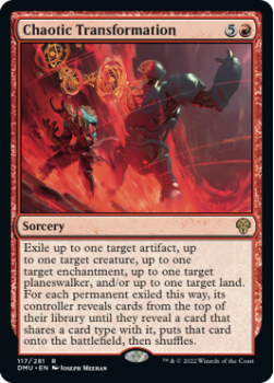 Chaotic Transformation (FOIL) single card from Magic the Gathering