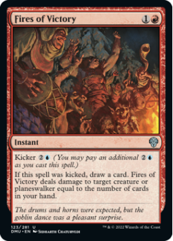 Fires of Victory (FOIL) single card from Magic the Gathering