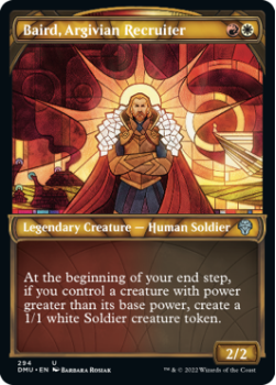 Baird, Argivian Recruiter (SHOWCASE) (FOIL) single card from Magic the Gathering