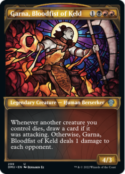 Garna, Bloodfist of Keld (SHOWCASE) (FOIL) single card from Magic the Gathering