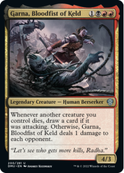Garna, Bloodfist of Keld (FOIL) single card from Magic the Gathering