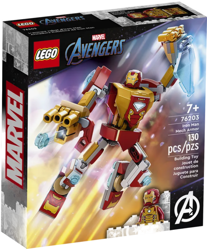 LEGO® Iron Man Mech Armor (76203) | Chaos Cards
