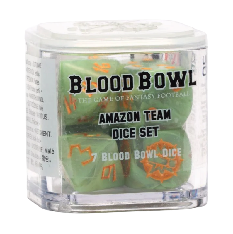 Blood Bowl Dice Set Amazon Team Chaos Cards