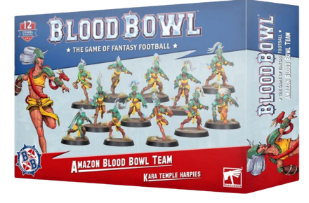 Blood Bowl : Amazon Team - Kara Temple Harpies